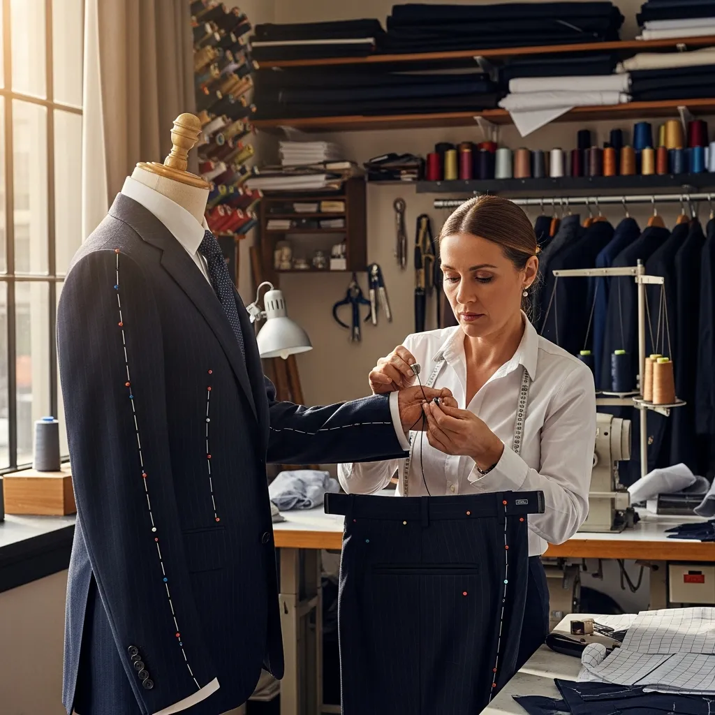 Designer suit alteration